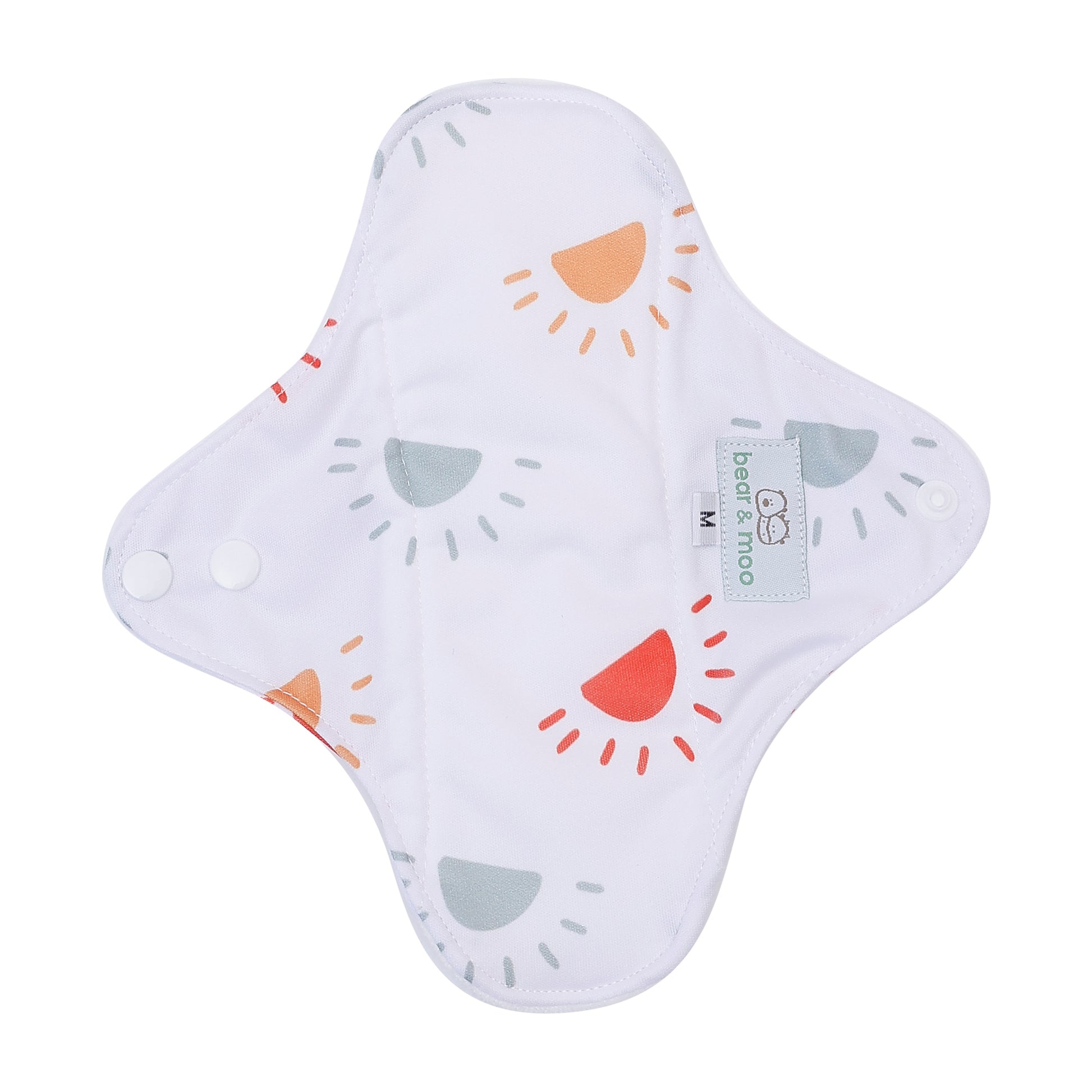 Bear & Moo Medium Reusable Sanitary Pad | Happy Days