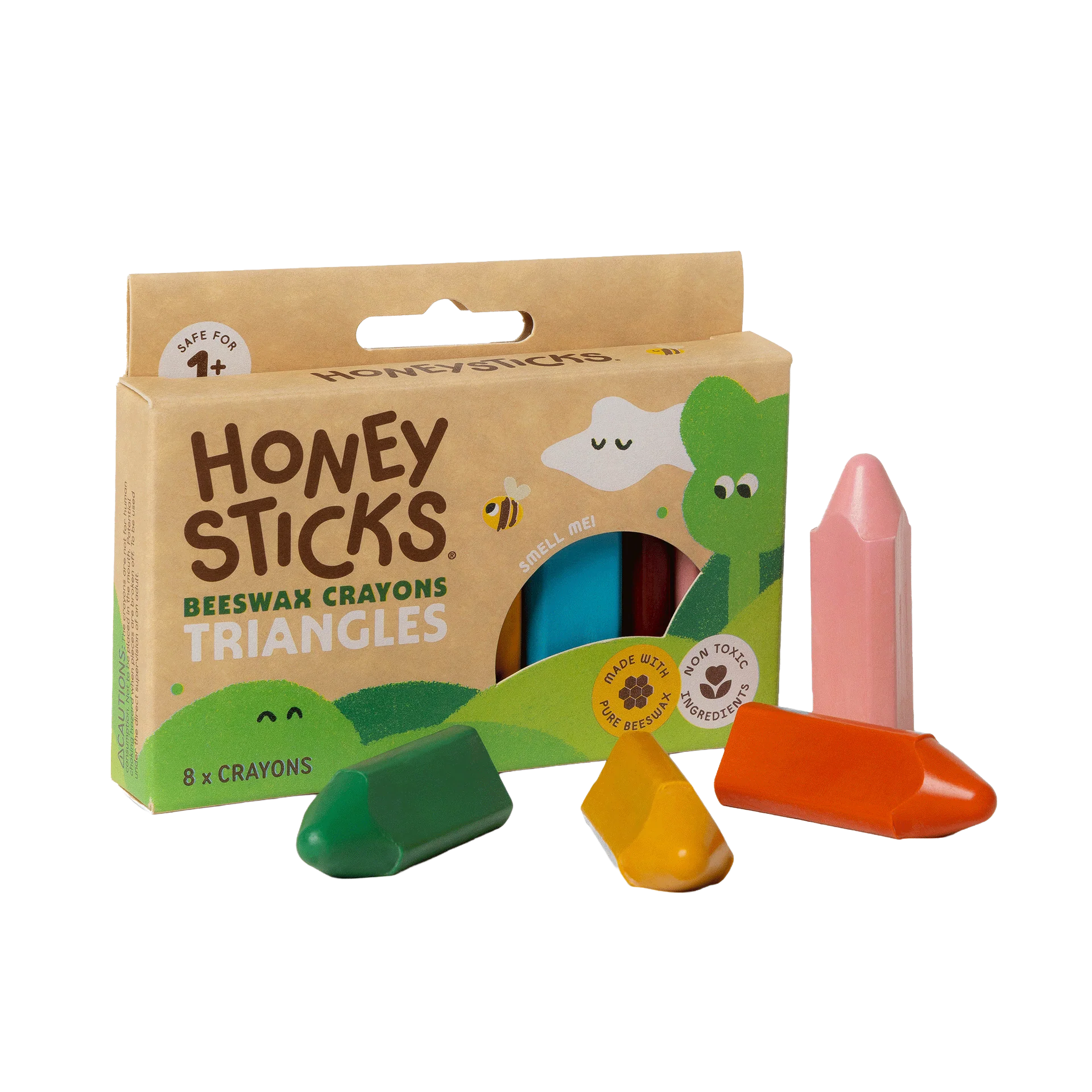 Honeysticks Triangles | Beeswax Triangles available at Bear & Moo