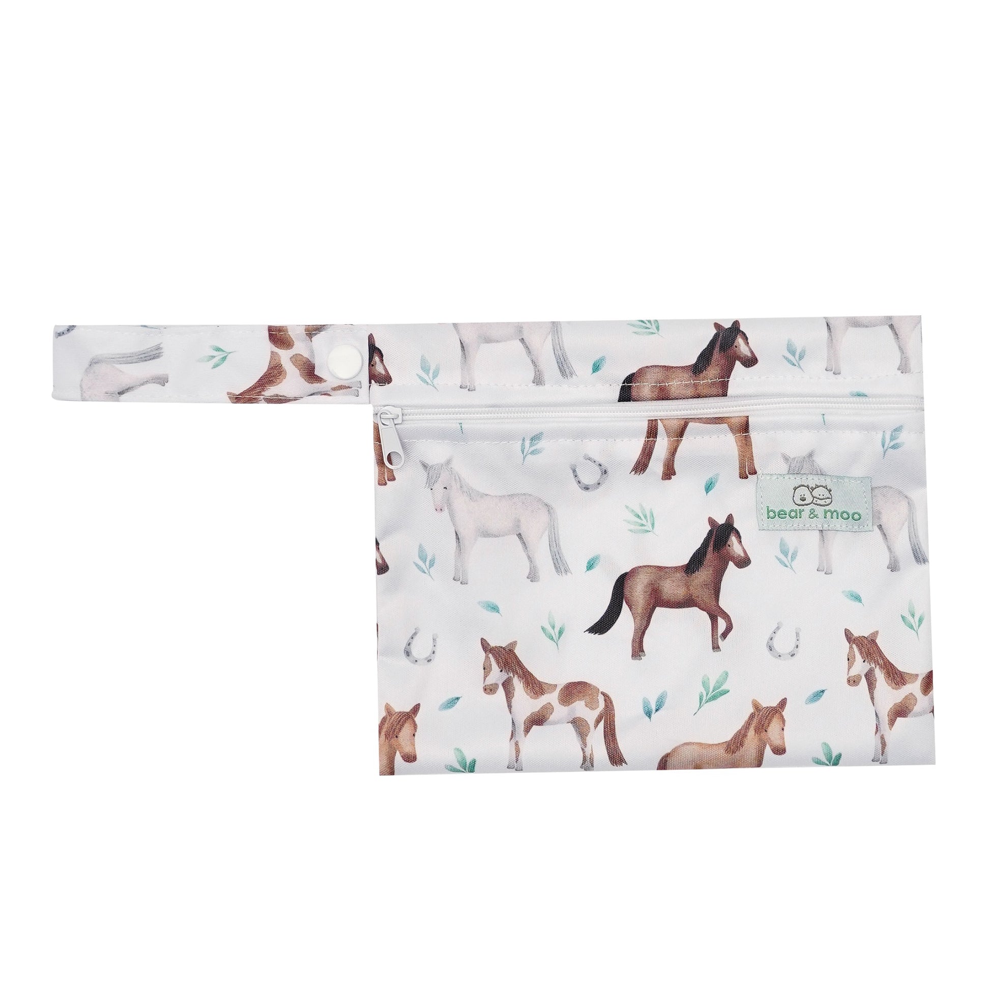 Bear & Moo Mini Wet Bag | Horses