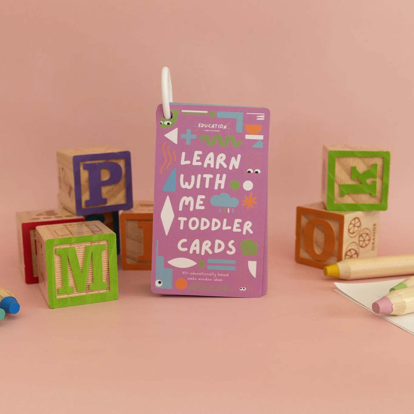 Education Starts at Home Learn With Me | Toddler Cards available at Bear & Moo