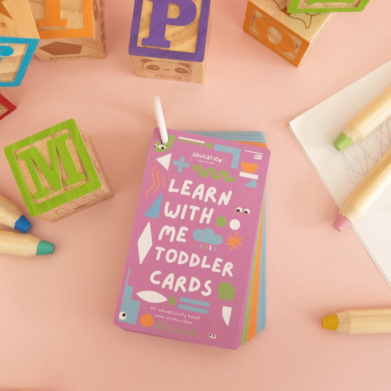 Education Starts at Home Learn With Me | Toddler Cards available at Bear & Moo
