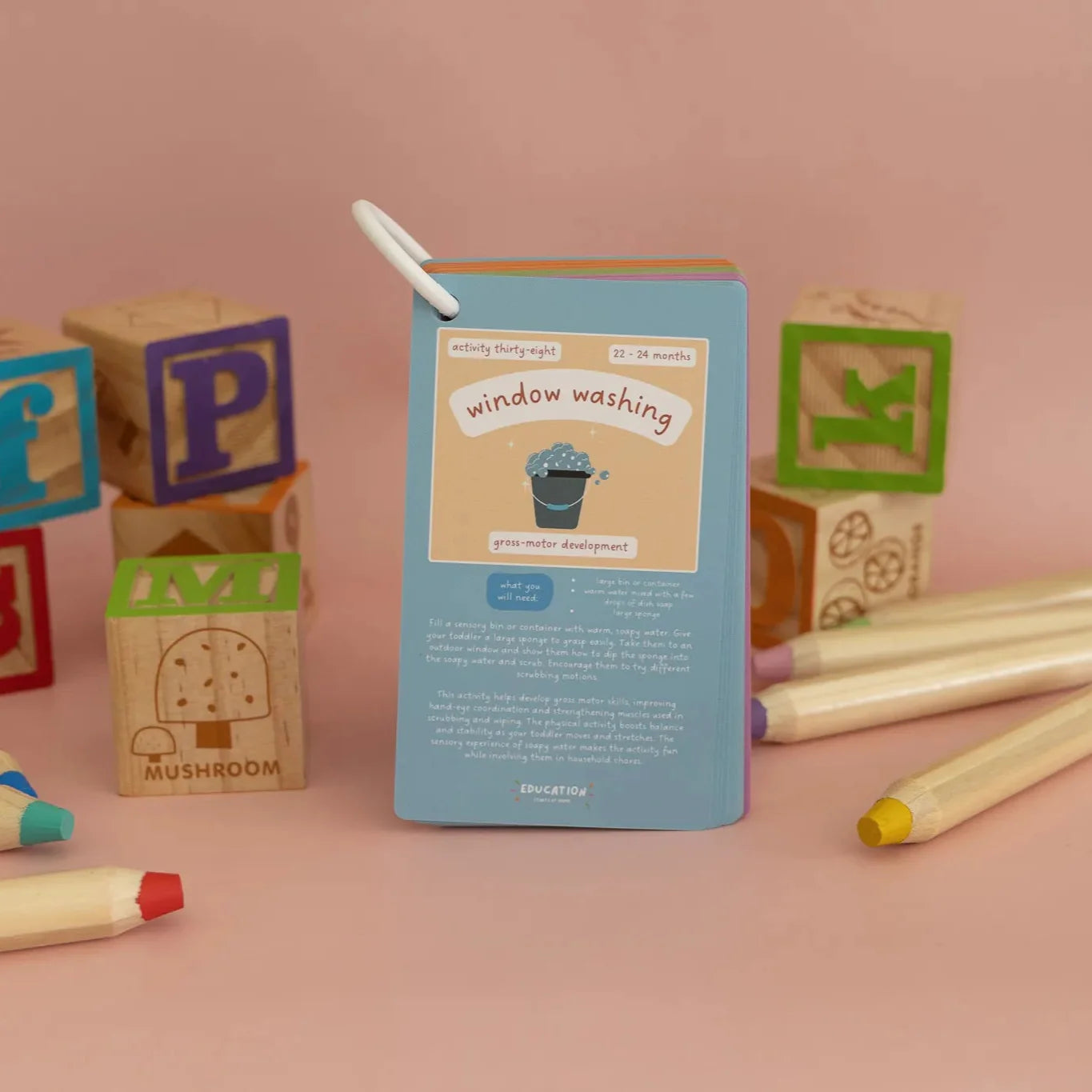 Education Starts at Home Learn With Me | Toddler Cards available at Bear & Moo