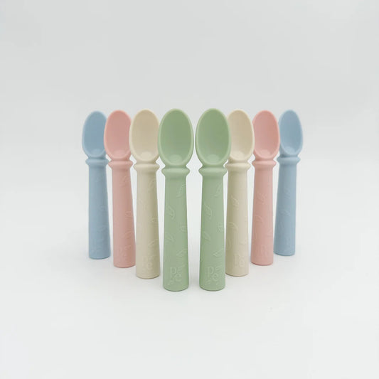 Petite Eats Silicone Baby Spoons available at Bear & Moo