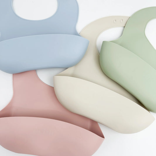 Petite Eats Silicone Bibs available at Bear & Moo