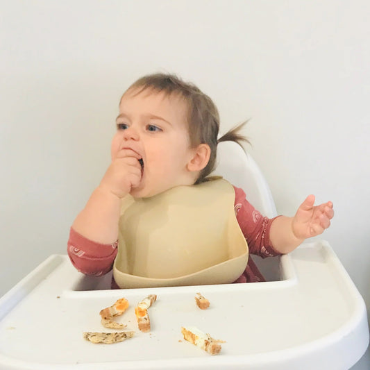 Petite Eats Silicone Bibs available at Bear & Moo