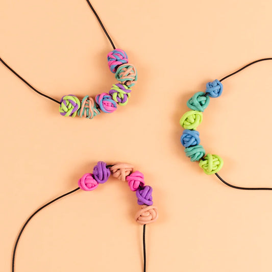 Tiger Tribe Jewellery Design Kit | Twisty Beads Necklaces available at Bear & Moo