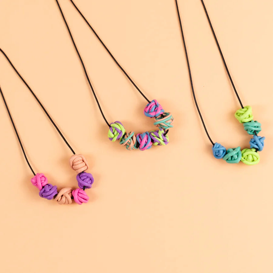 Tiger Tribe Jewellery Design Kit | Twisty Beads Necklaces available at Bear & Moo