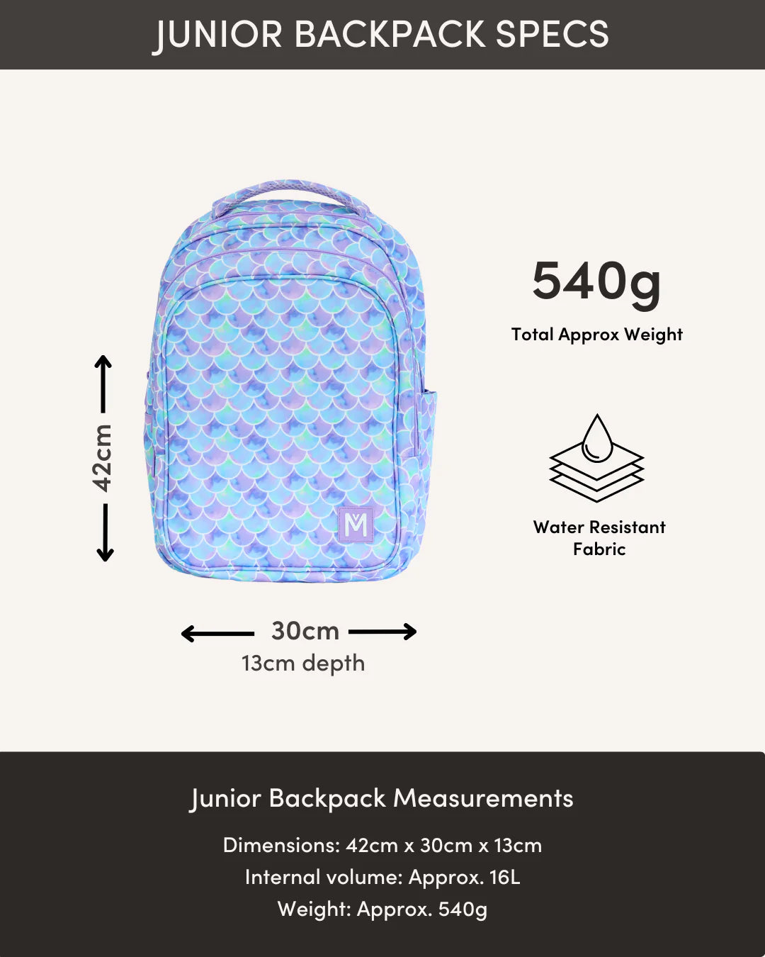 Montii Junior Backpack available at Bear & Moo