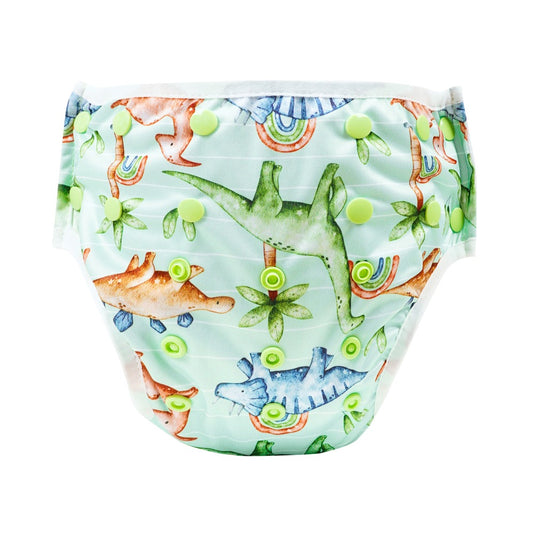 Bear & Moo Reusable Swim Nappies | Jurassic Print