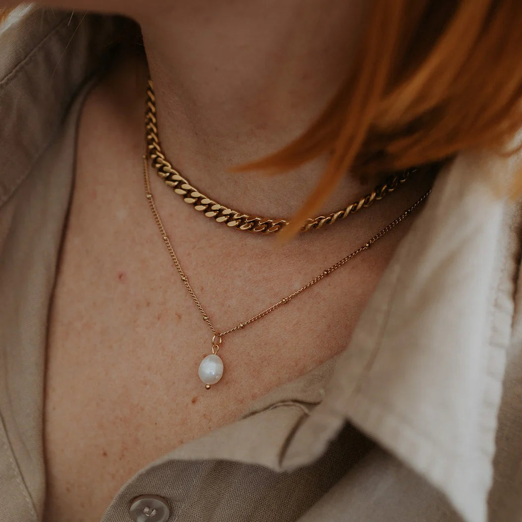Katyb Jewellery Pearl Necklace available at Bear & Moo