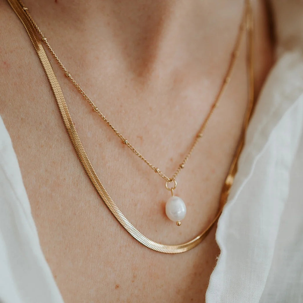 Katyb Jewellery Pearl Necklace available at Bear & Moo