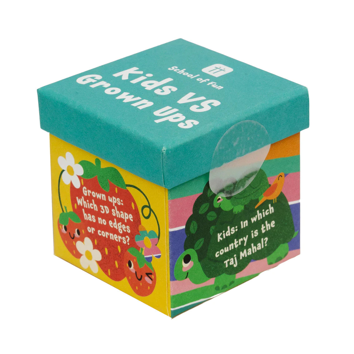 You Monkey School of Fun Kids Vs Grown Ups Trivia Box available at Bear & Moo