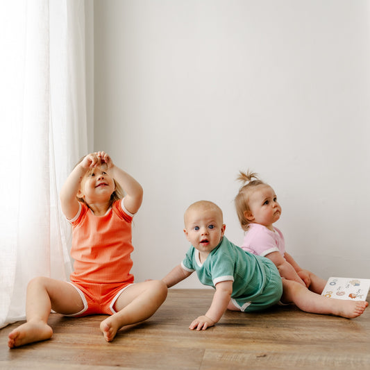 Hello Poppet Riley Set | Kids Organic Cotton Clothing available Bear & Moo