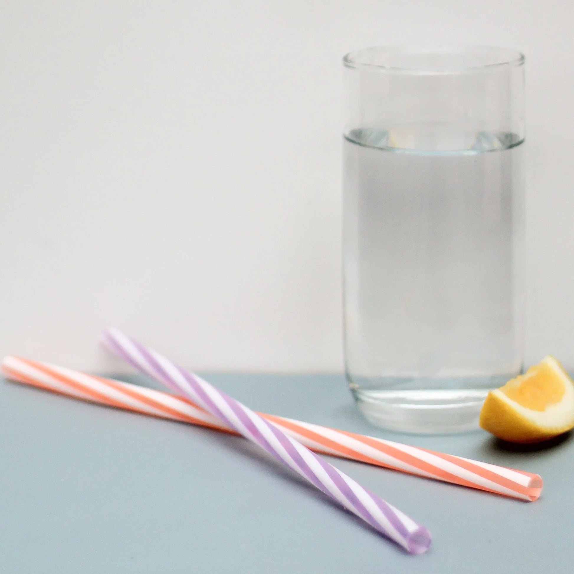 Little Giant Kids Store Stripey Silicone Straws available at Bear & Moo