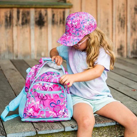 Little Renegade Company Lovely Bows Mini Backpack available at Bear & Moo
