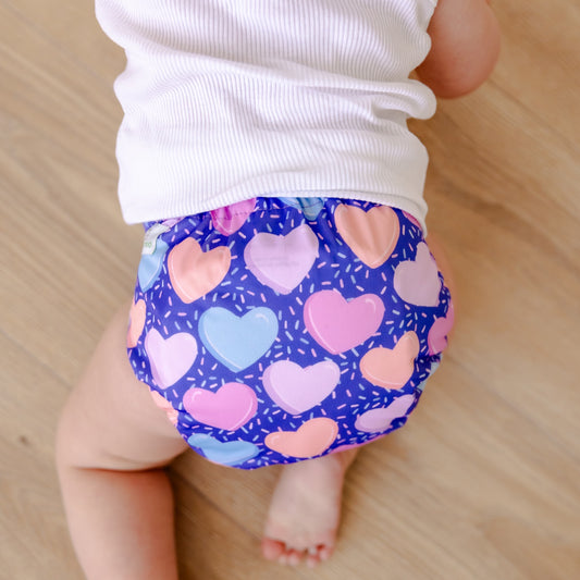 All You Need Is Love Cloth Nappy | Large