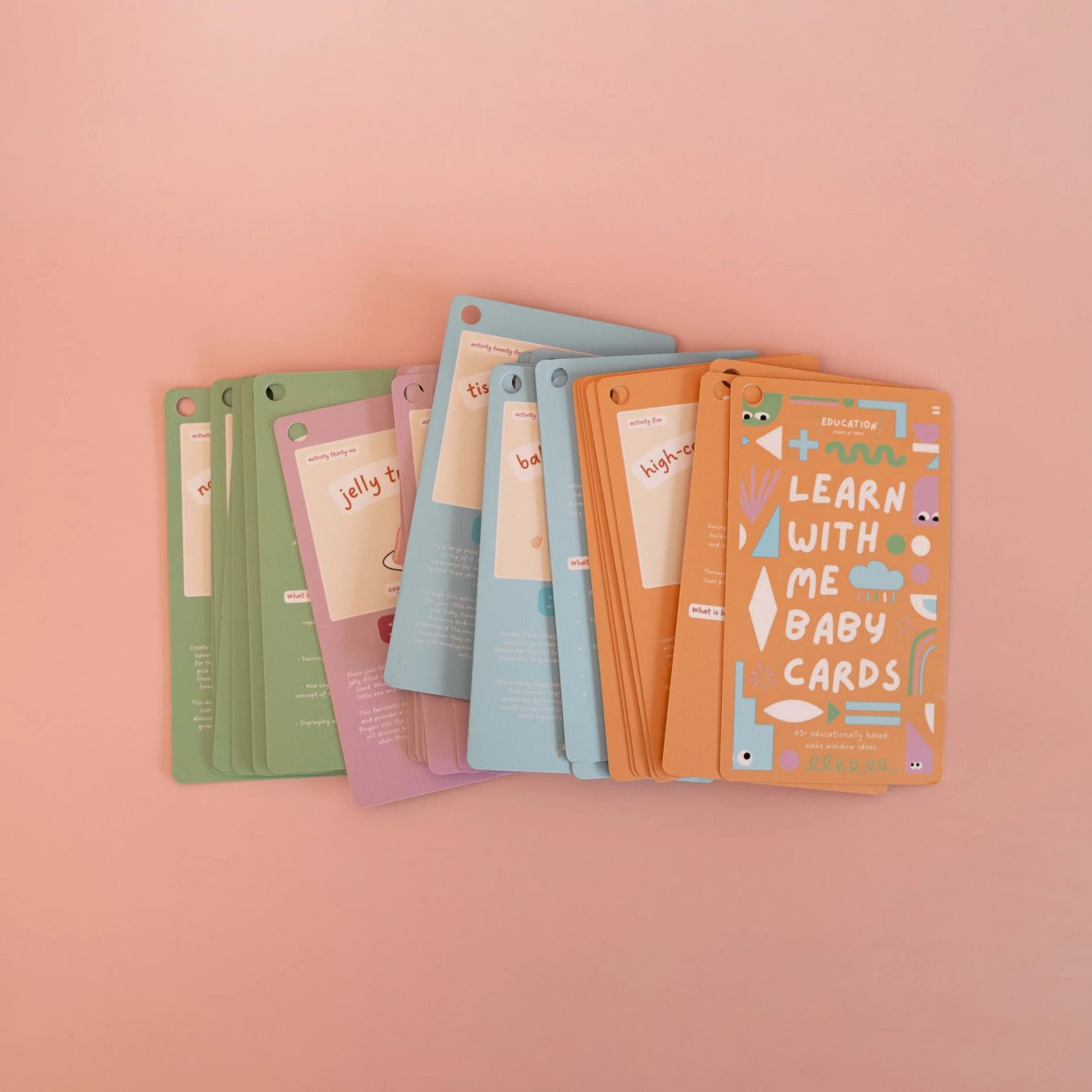 Education Starts at Home Learn With Me | Baby Cards available at Bear & Moo