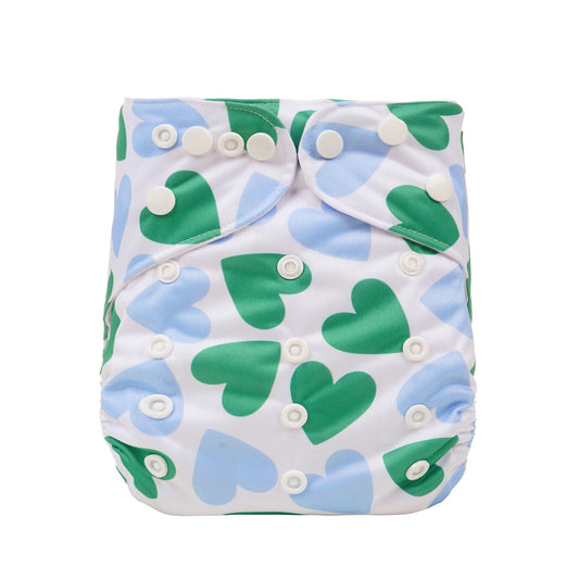 Bear & Moo One Size Fits Most Reusable Cloth Nappy 