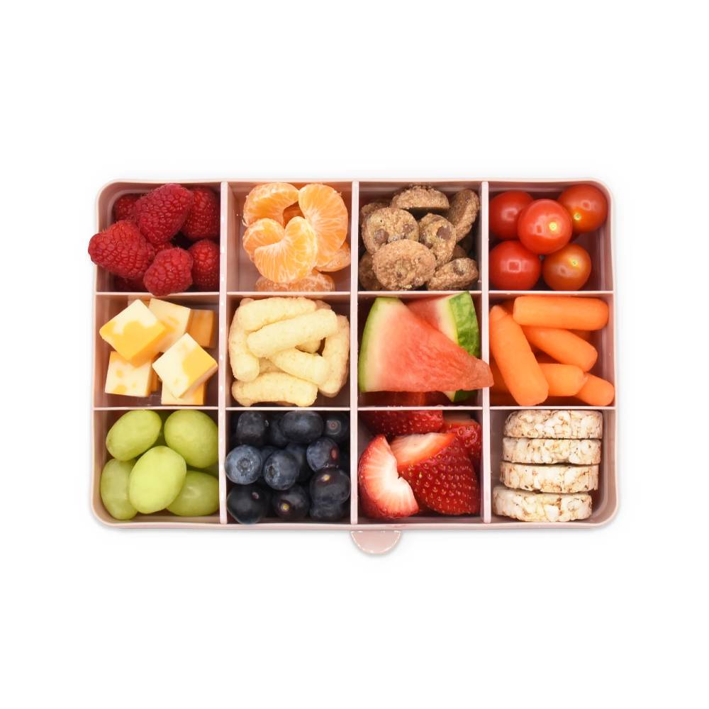 Melii Snackle Box with removable dividers available at Bear & Moo