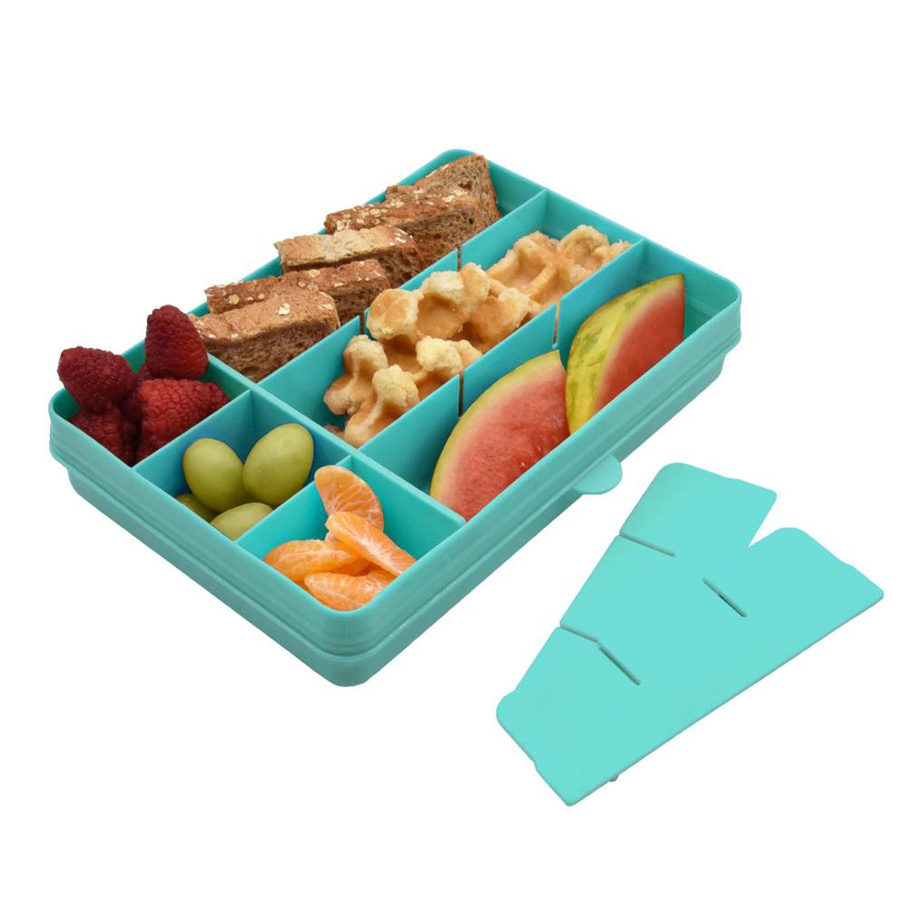 Melii Snackle Box with removable dividers available at Bear & Moo