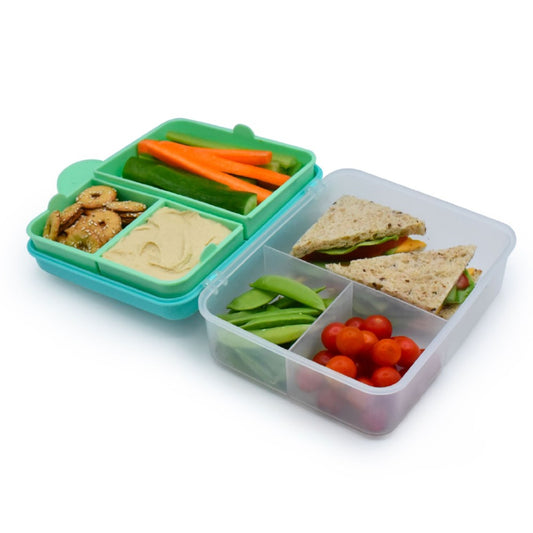 Melii 2 Tier Bento Box with Utensils available at Bear & Moo