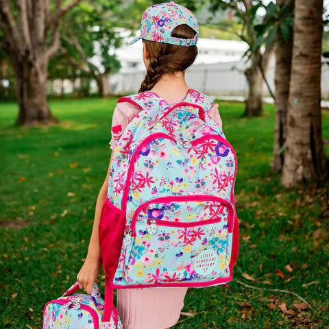 Little Renegade Company Midi Backpack in Magic Garden available at Bear & Moo