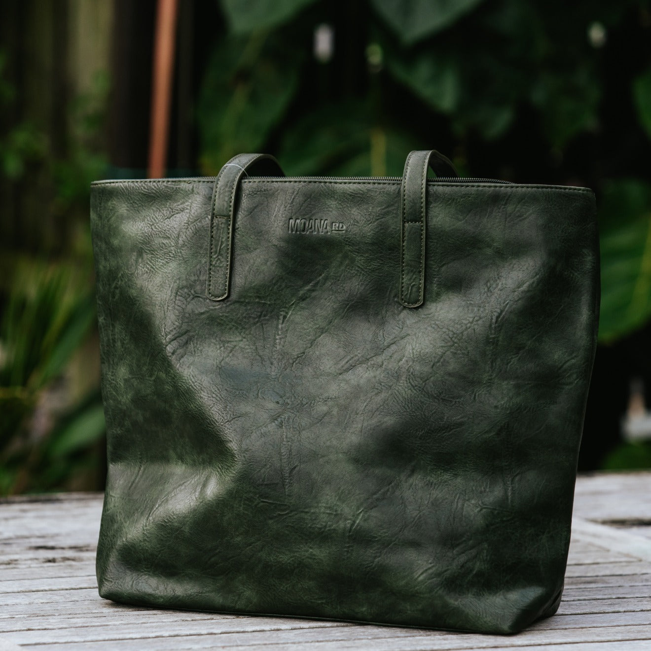 Moana Road The Khandallah Tote in Olive available at Bear & Moo