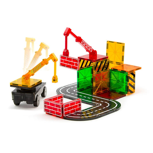 Magna-Tiles Builder 32-Piece Magnetic Construction Set available at Bear & Moo