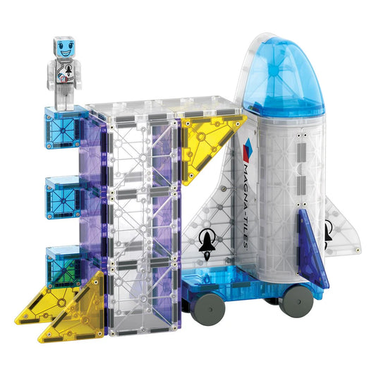 Magna-Tiles Space 32-Piece Magnetic Construction Set available at Bear & Moo