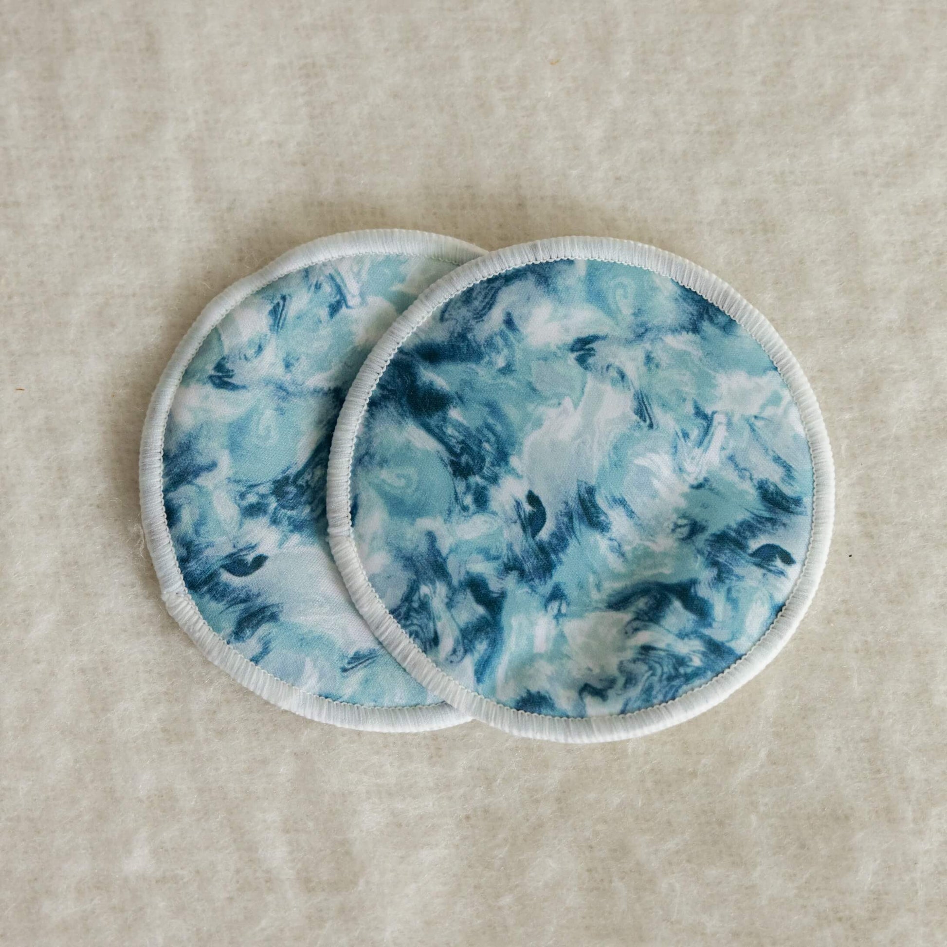 Marble Mist Breast Pads available at Bear & Moo