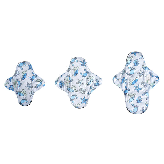 Reusable Sanitary Pad | Marine Life