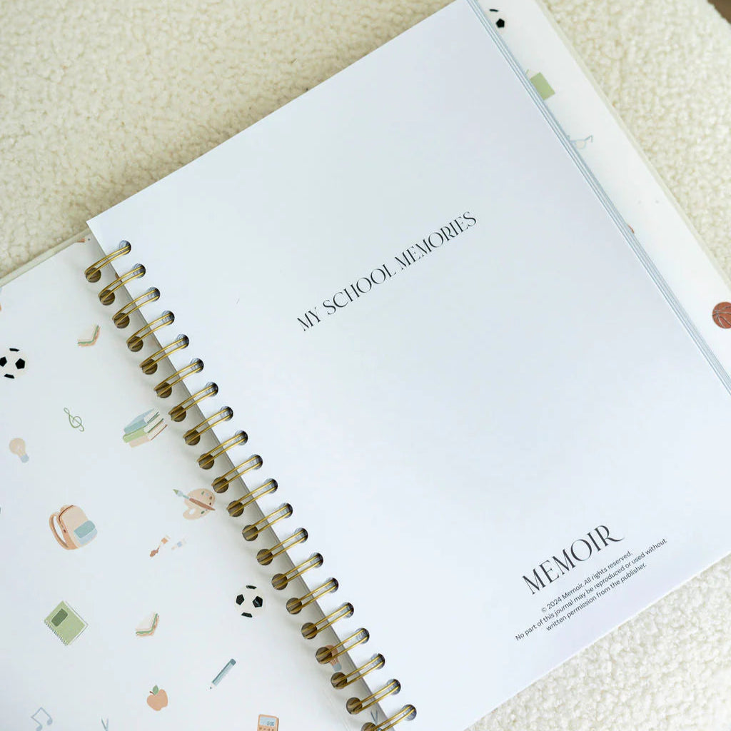 Memoir My School Memories Keepsake Journal available at Bear & Moo