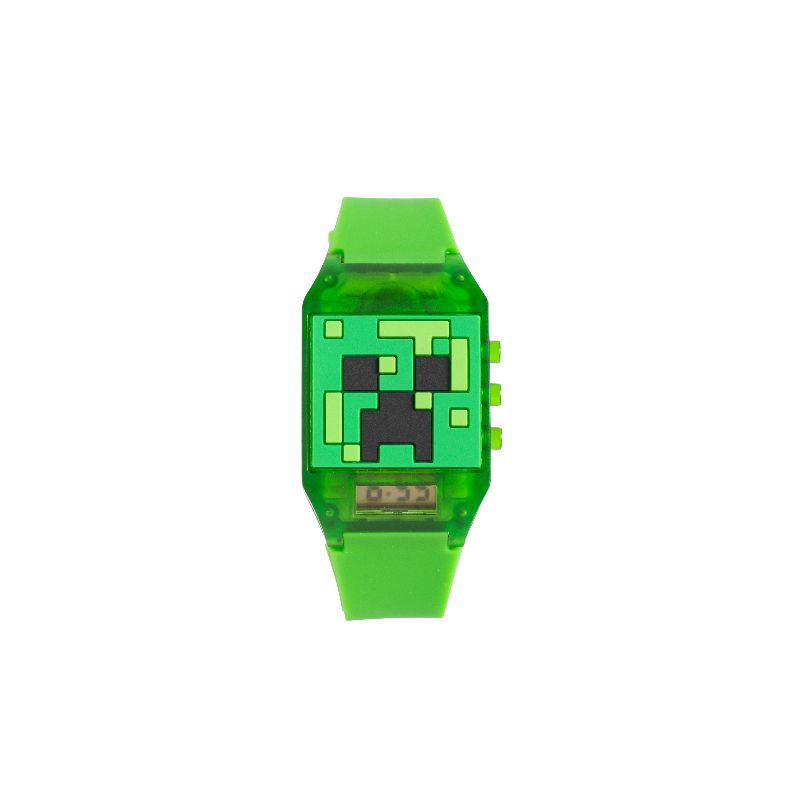 Light Up Minecraft Watch flashing LCD digital watch available at Bear & Moo
