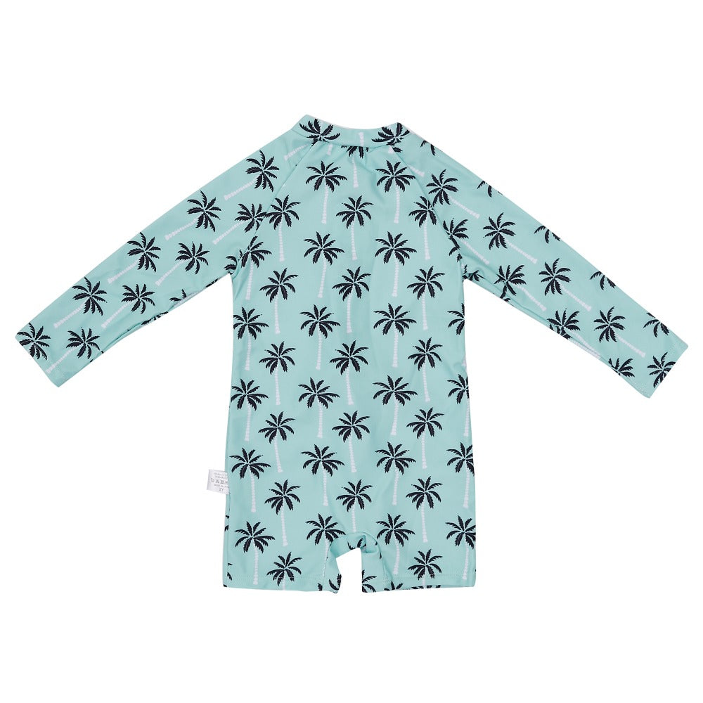 Bear & Moo Children's Swimsuit | Mint Tropics | Bear & Moo Kids Togs