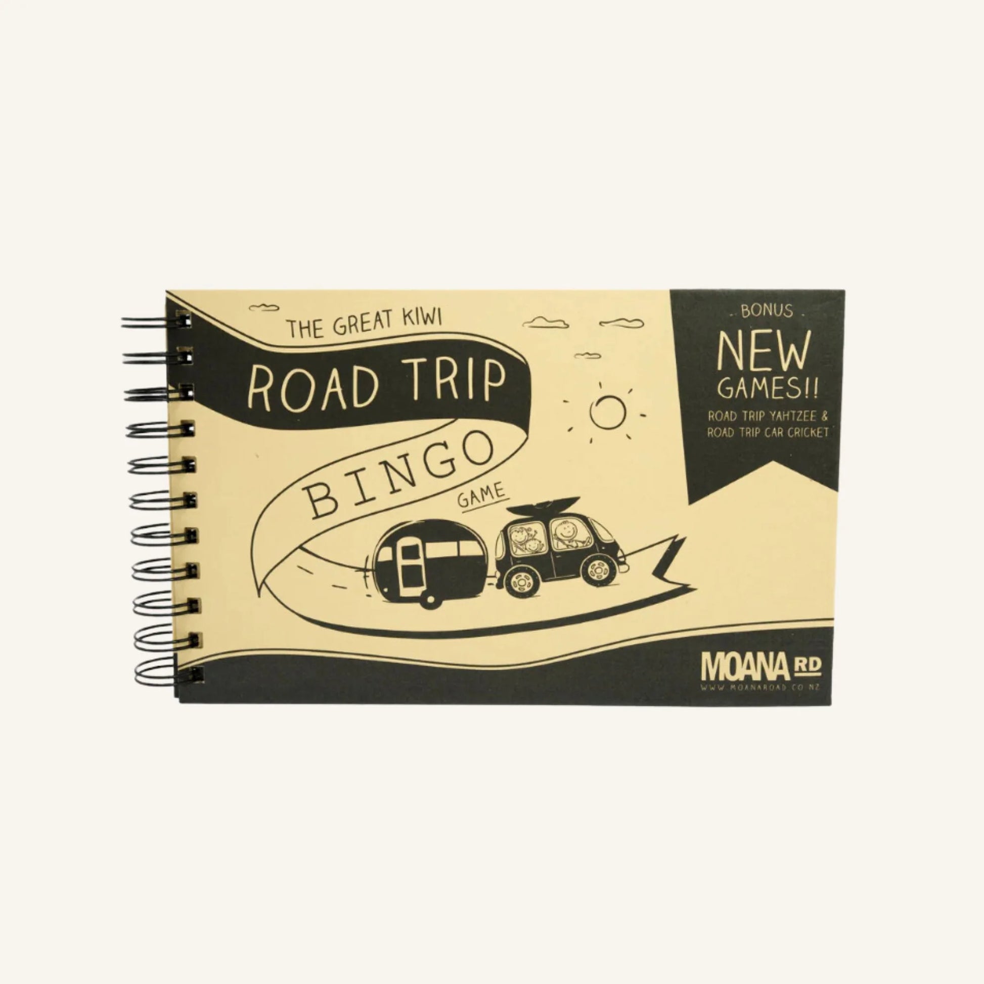 Moana Rd Road Trip Bingo available at Bear & Moo