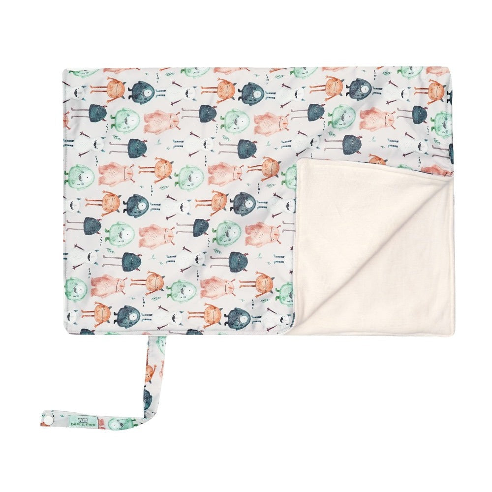 Bear & Moo Monsters Reusable Change Mat