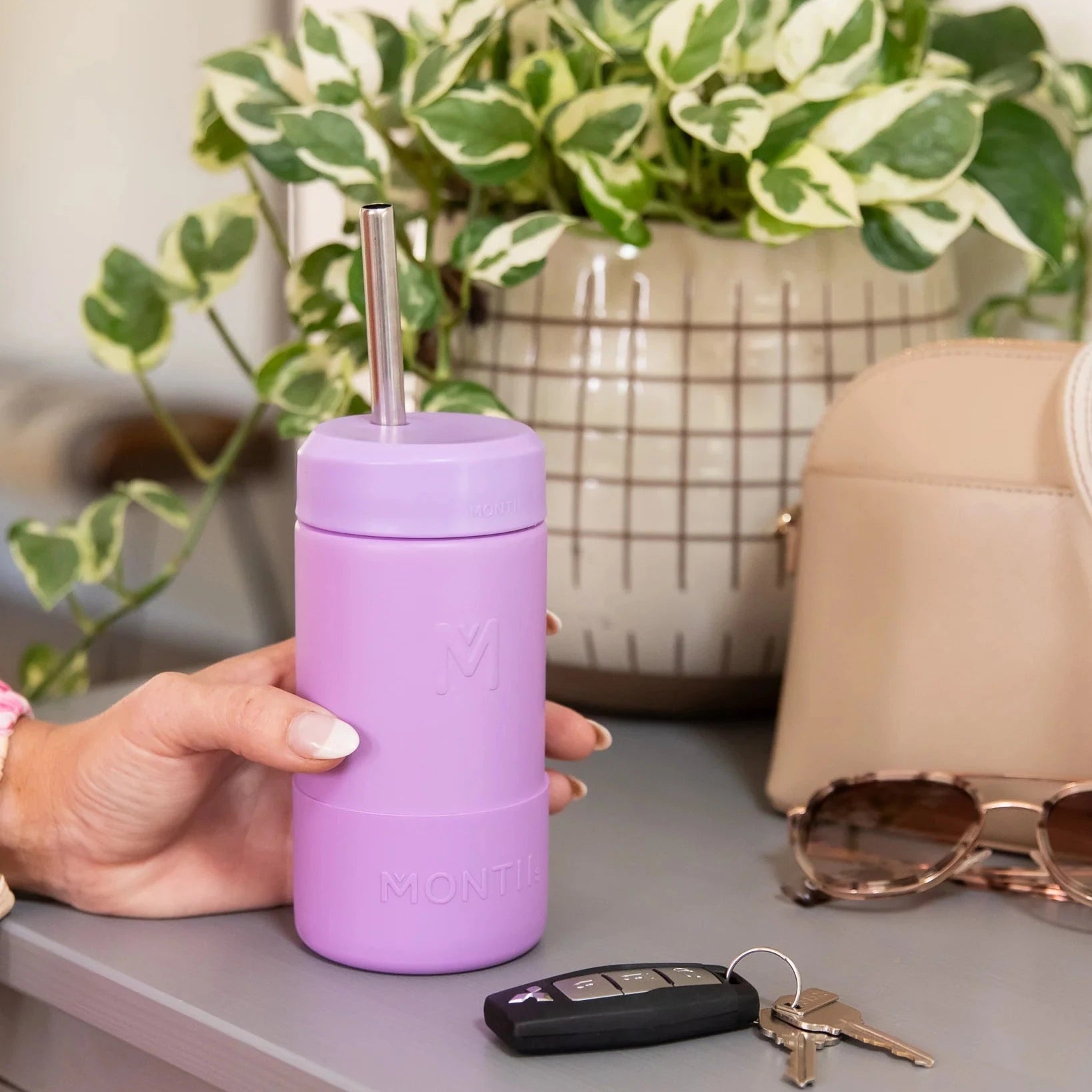 Montii Fusion Insulated Bottle & Cup Base | 350ml available at Bear & Moo