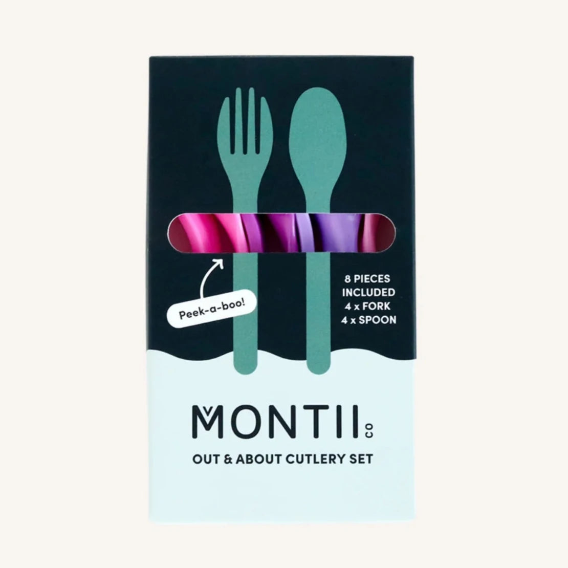 Montii Out & About Cutlery Set available at Bear & Moo