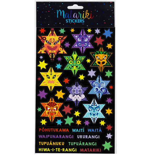 NZ Matariki | Matariki Cluster Stickers available at Bear & Moo
