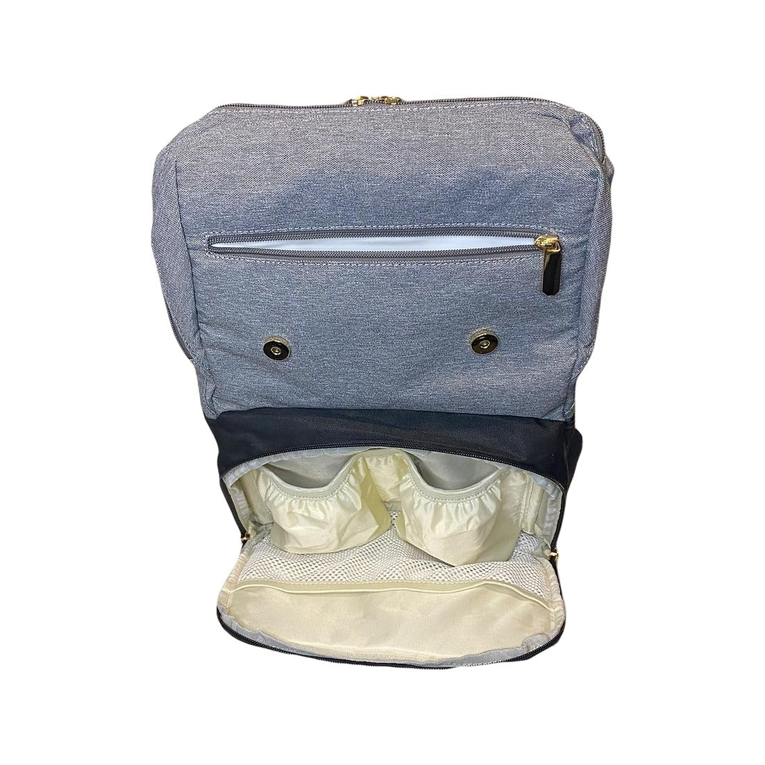 LUXE Baby Nappy Backpack & Change Mat Set | Beige/Brown available at Bear & Moo