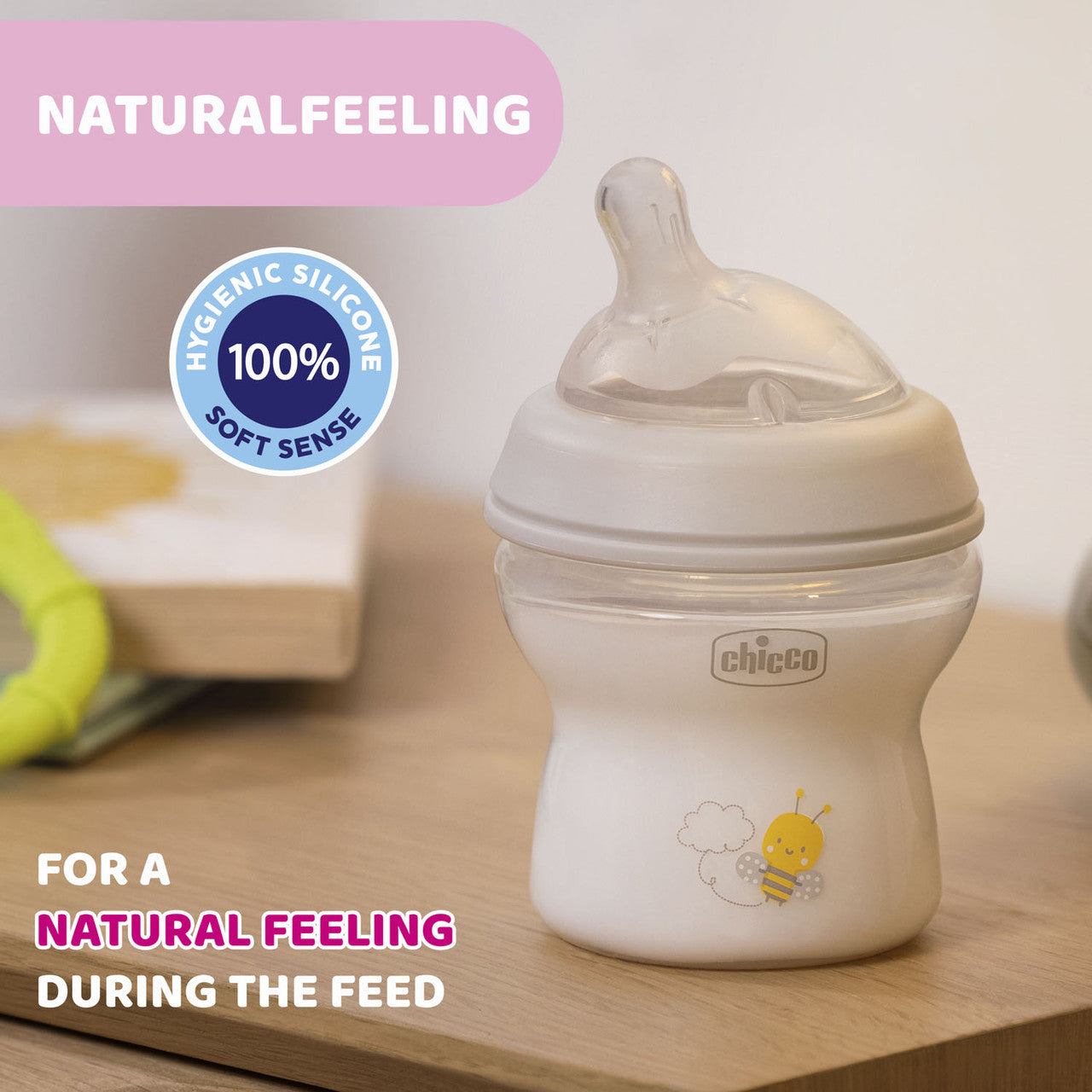 Chicco Natural Feeling Slow Flow | 150ml available at Bear & Moo