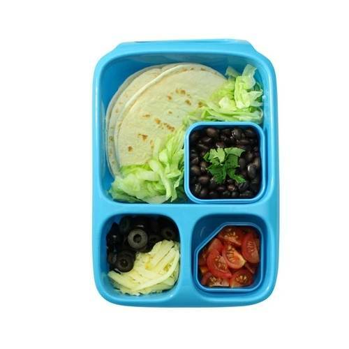 Goodbyn Hero Lunchbox in Neon Blue available at Bear & Moo