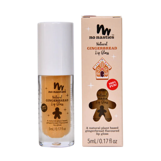 No Nasties Natural Lip Gloss | Gingerbread available at Bear & Moo