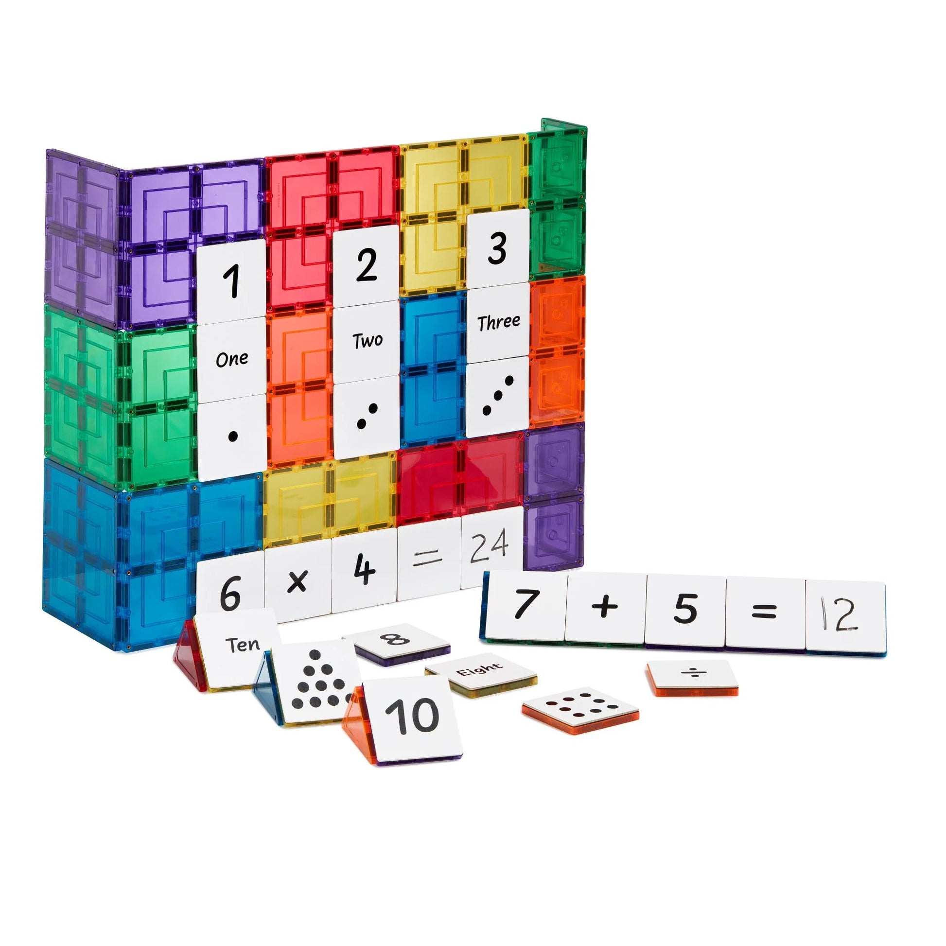 Learn & Grow Magnetic Tile Topper | Numeracy Pack | Bear & Moo