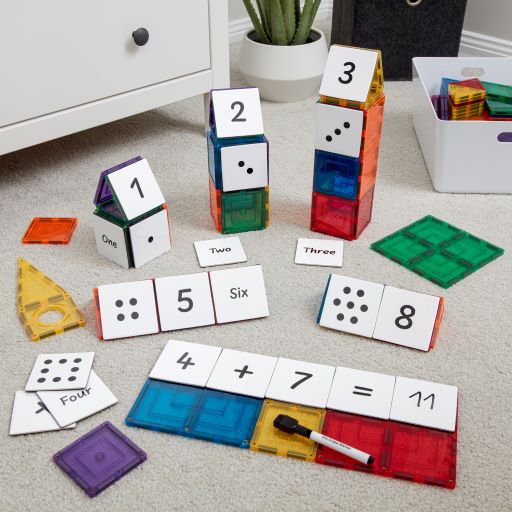 Learn & Grow Magnetic Tile Topper | Numeracy Pack | Bear & Moo