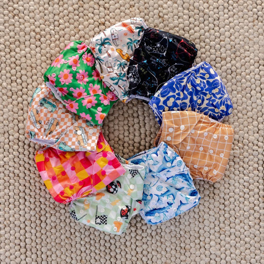 Game On Cloth Nappy | One Size Fits Most
