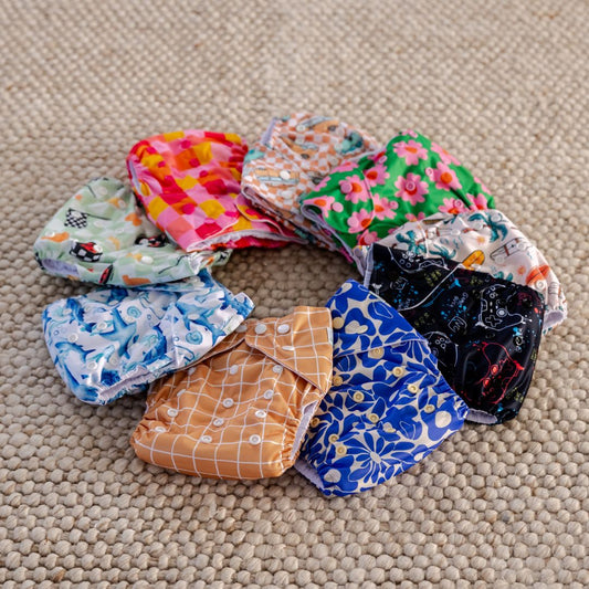 Santorini Cloth Nappy | One Size Fits Most