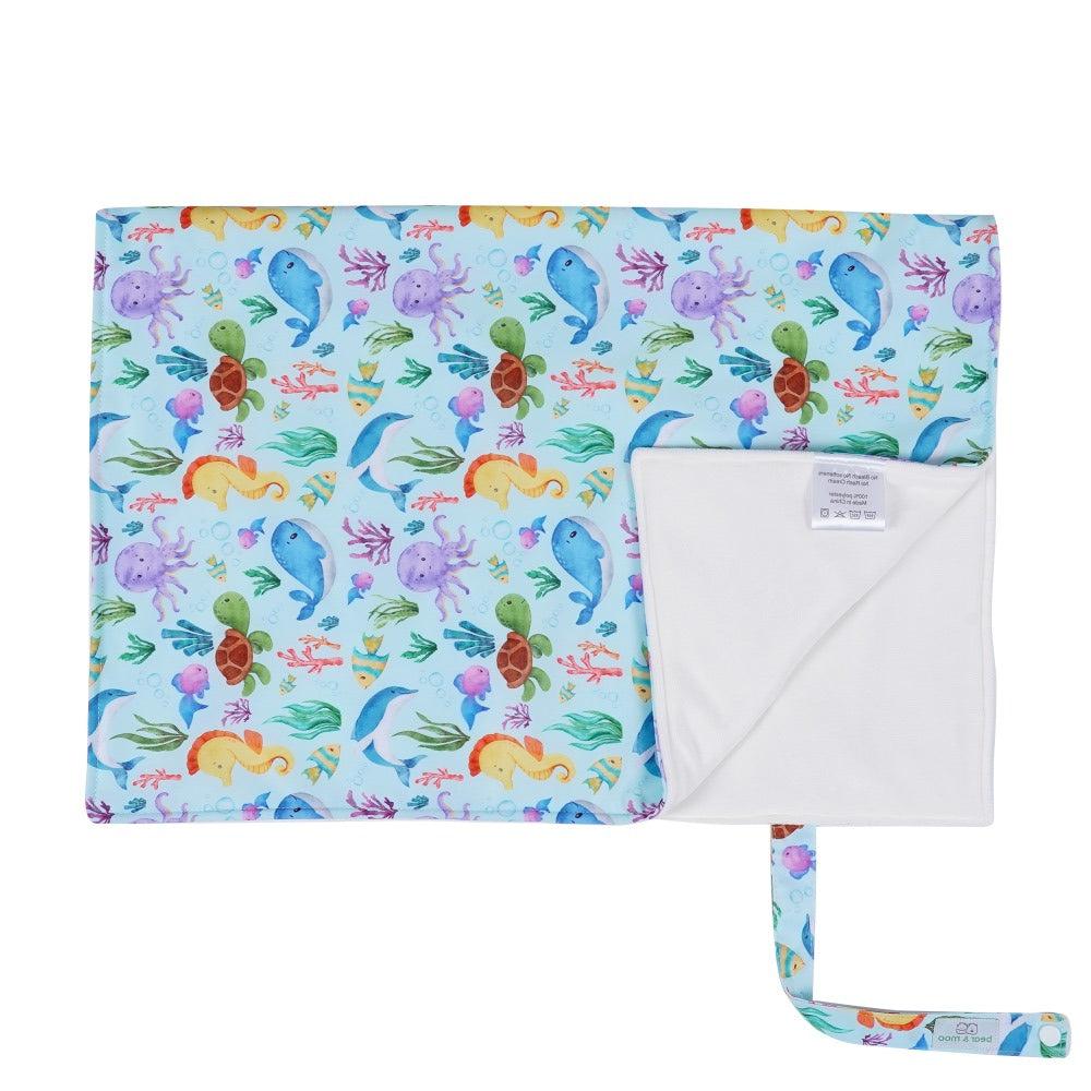 Reusable Change Mat with Bamboo Lining available at Bear & Moo