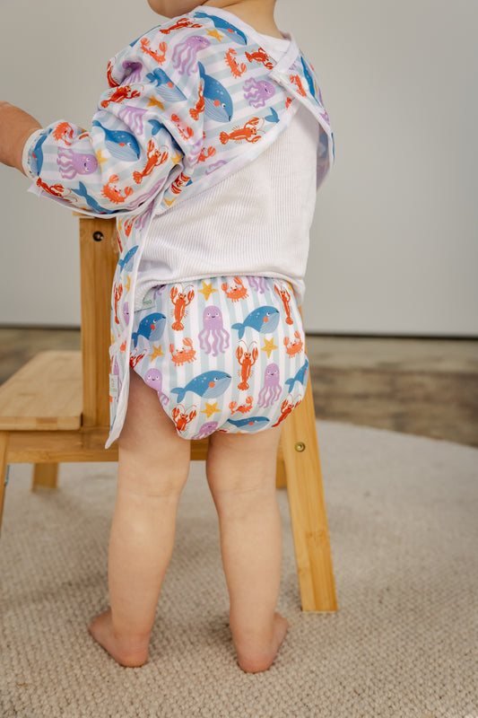 Ocean Pals Cloth Nappy | Large