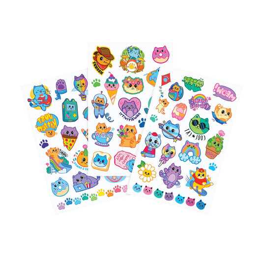 Tattoo Palooza Temporary Tattoos | Colourful Cats